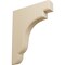 Ekena Millwork 1 3/4"W x 8 1/2"D x 11"H Bedford Wood Bracket, Rubberwood BKTW02X09X11BERW - alternate 1